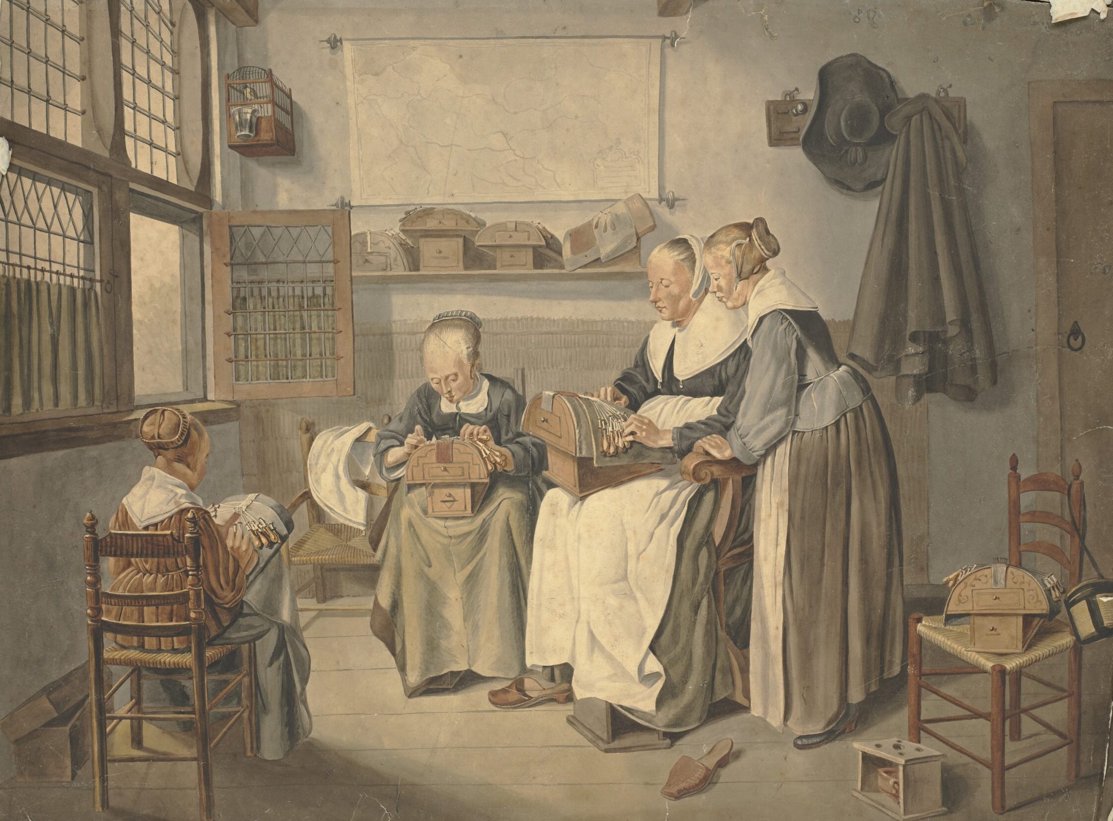 Klöppeln und Spitzen
